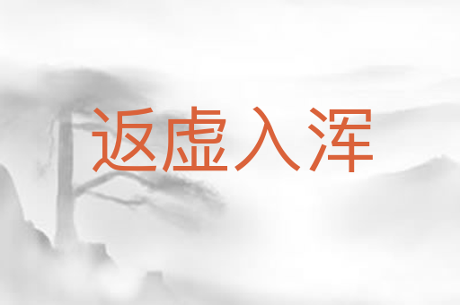 返虚入浑