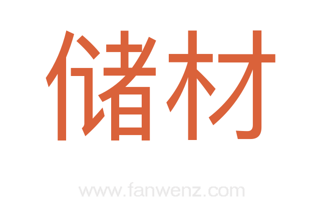 储材