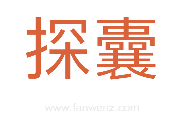 探囊