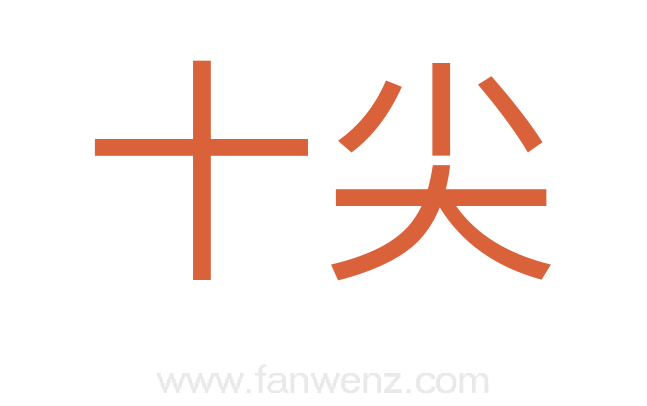 十尖