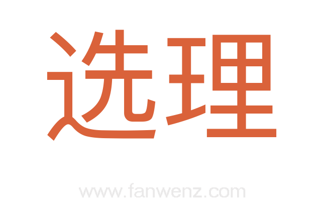 选理