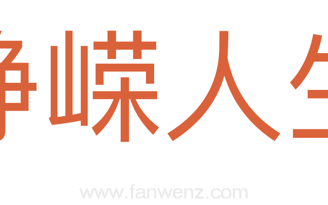 峥嵘人生