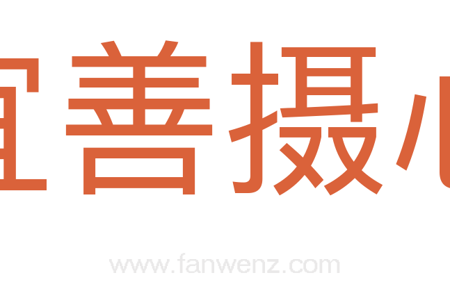 宜善摄心