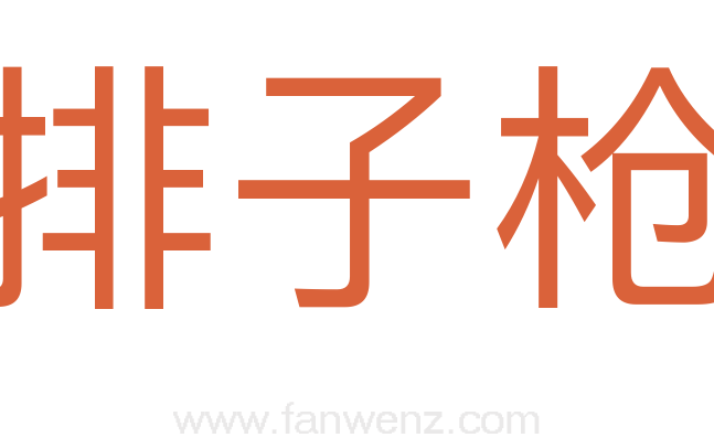 排子枪
