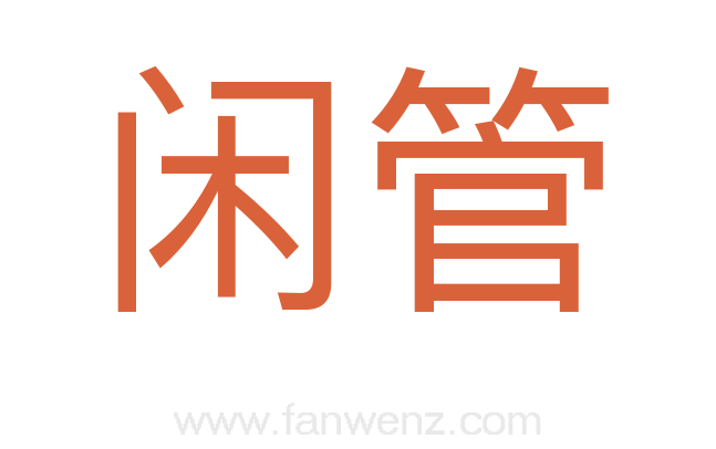 闲管