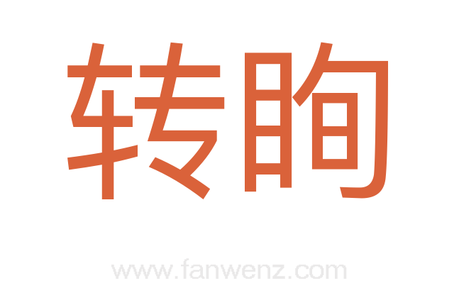 转眴