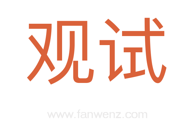 观试