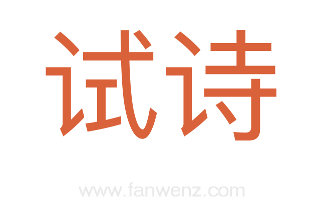 试诗
