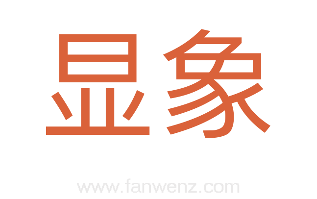 显象