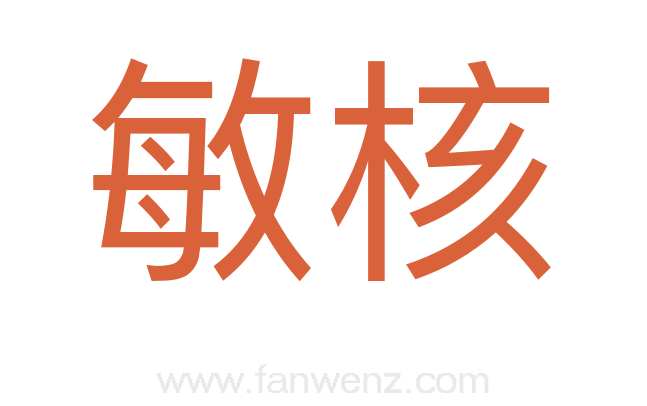 敏核