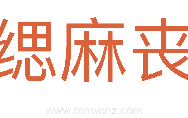 缌麻丧