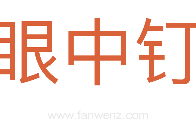 眼中钉