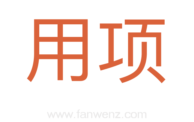 用项